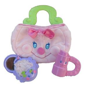 Fisher Price Baby Purse 2007 Accessories Lipstick Mirror Y2K Plush